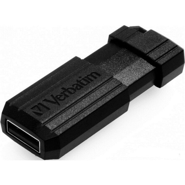 

Флеш USB VERBATIM, USB Flash Verbatim PinStripe 128GB (черный)