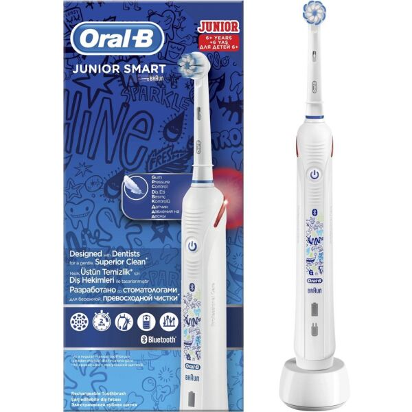 

Зубные щетки и ирригаторы Oral-B, Электрическая зубная щетка BRAUN Oral-B Junior Smart