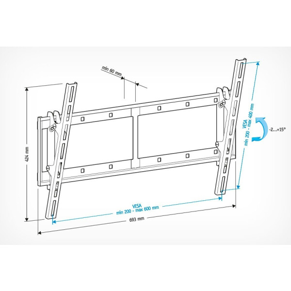 Кронштейн HOLDER LCD-T6606-B Кронштейн HOLDER LCD-T6606-B