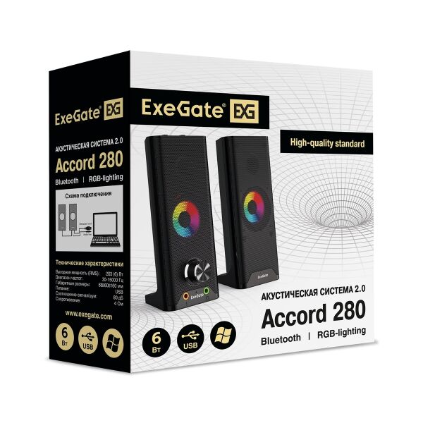 Cаундбар-Акустическая система ExeGate Accord 280 (EX289681RUS) Cаундбар-Акустическая система ExeGate Accord 280 (EX289681RUS)