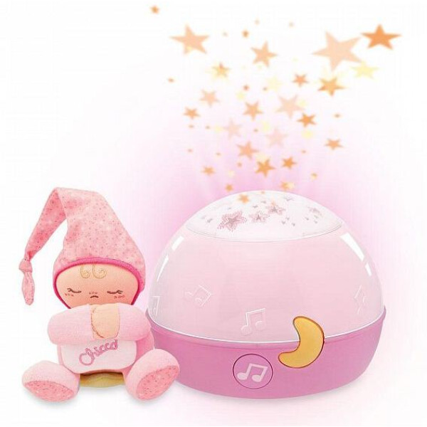 

Светильники Chicco, Игрушка Chicco Звездный ночник-проектор (розовый)