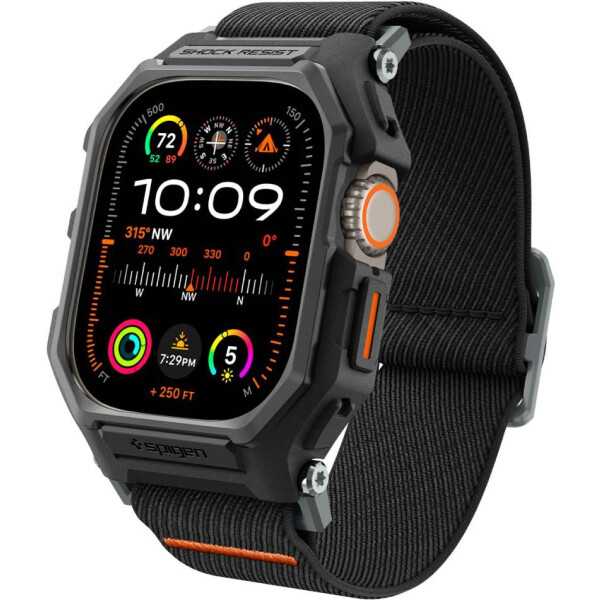Ремешок с чехлом SPIGEN LITE FIT PRO для APPLE WATCH MATTE BLACK ACS07104