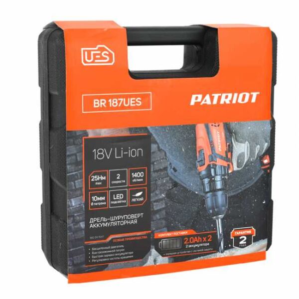 Дрель-шуруповерт Patriot BR 187UES