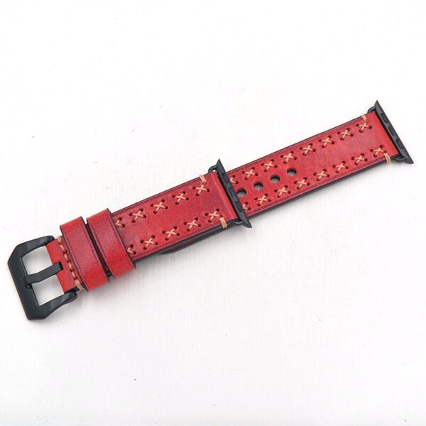 Ремешок Bingo Leather Cross для APPLE Watch Красный Ремешок Bingo Leather Cross для APPLE Watch Красный