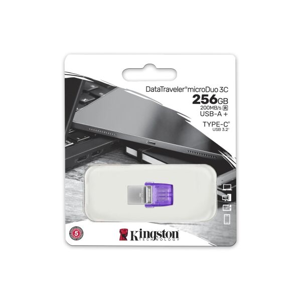 USB Flash Kingston DataTraveler MicroDuo 3C 256GB (DTDUO3CG3/256GB) USB Flash Kingston DataTraveler MicroDuo 3C 256GB (DTDUO3CG3/256GB)