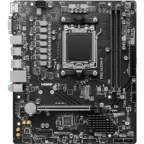 Материнская плата MSI PRO A620M-E Материнская плата MSI PRO A620M-E