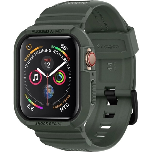 Ремешок с чехлом SPIGEN RUGGED ARMOR PRO для APPLE WATCH MILITARY GREEN 062CS26016
