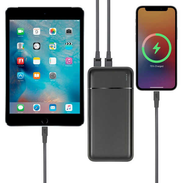 Внешний аккумулятор RIVACASE VA2102 (20000 mAh) черный Внешний аккумулятор RIVACASE VA2102 (20000 mAh) черный