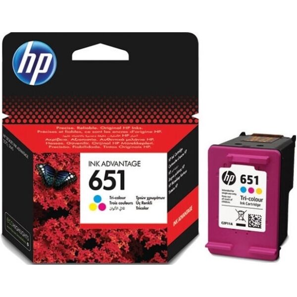 

Расходные материалы для принтеров HP, Картридж HP 651 C2P11AE (трёхцветный)