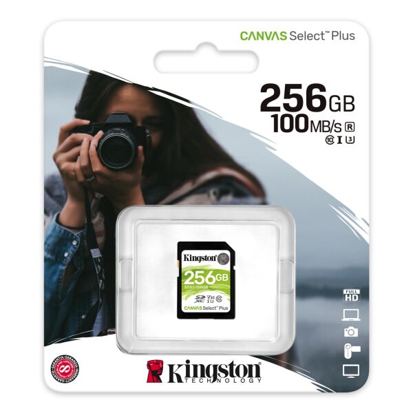 Карта памяти Kingston Canvas Select Plus SDXC 256GB (SDS2/256GB) Карта памяти Kingston Canvas Select Plus SDXC 256GB (SDS2/256GB)