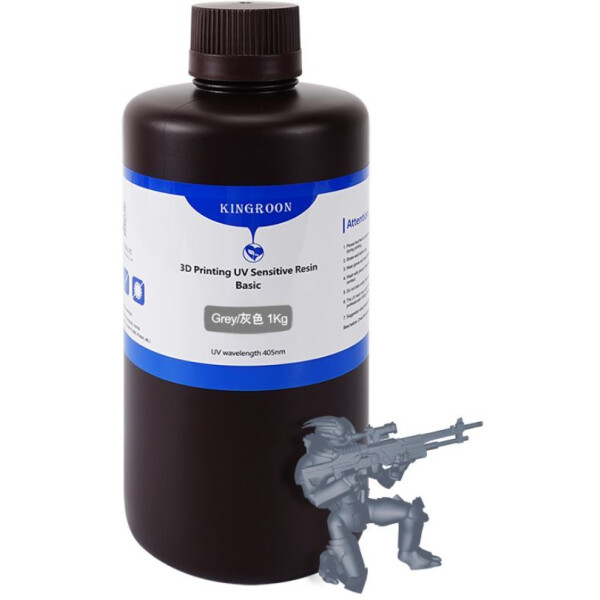 Фотополимерная смола Kingroon Standard Resin B02168 (1 л, Gray)