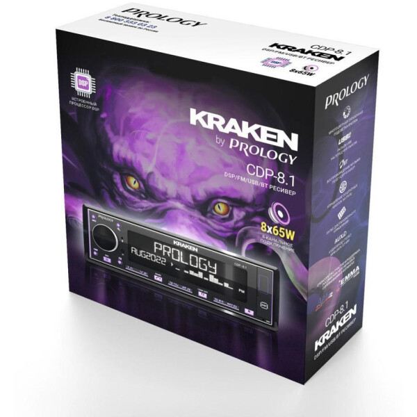 USB-магнитола Prology CDP-8.1 Kraken USB-магнитола Prology CDP-8.1 Kraken