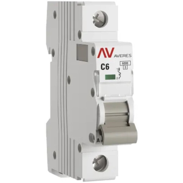 Выключатель автоматический EKF Averes AV-6 1P 6A (C) 6kA