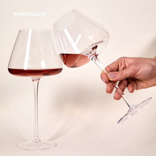 Набор бокалов для вина Makkua MR740 Wine series Crystal Elegance Red