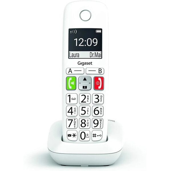 

Радиотелефоны DECT GIGASET, Телефонный аппарат стандарта DECT Gigaset E290 SYS RUS белый