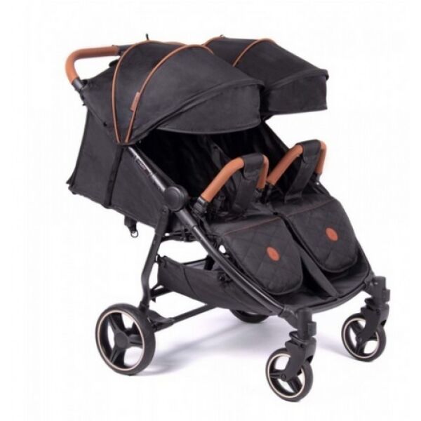 

Детские коляски Coletto, Прогулочная коляска для двойни COLETTO Enzo Twin (черный)