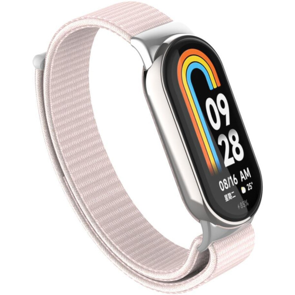 Ремешок Bingo Nylon для Xiaomi Mi Band 8 Пудровый Ремешок Bingo Nylon для Xiaomi Mi Band 8 Пудровый