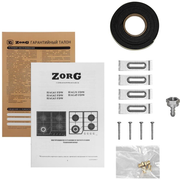 Варочная панель ZorG HAG62 FDW black Варочная панель ZorG HAG62 FDW black
