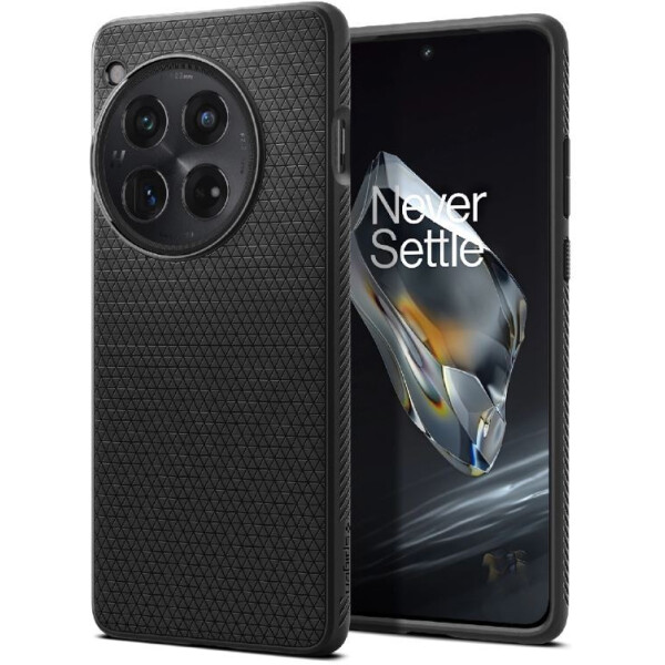Чехол для телефона Spigen Liquid Air для Oneplus 12 ACS07375 (черный)