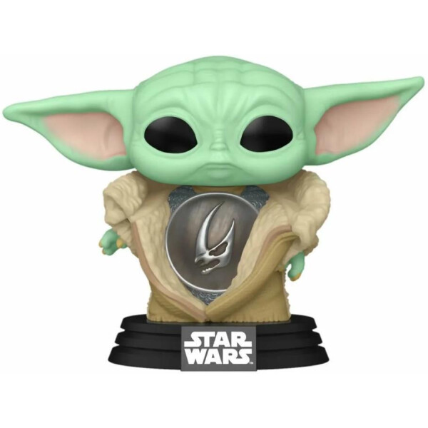 Фигурка Funko POP! Bobble Star Wars Mandalorian S10 Din Grogu with Armor 80004