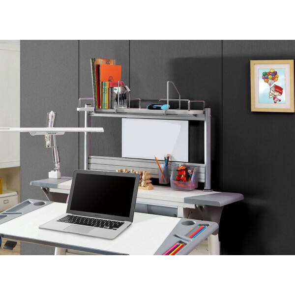 Задняя полка к столу Comf-Pro MINI SMART (Белая доска, Белый дуб) A/SMART-S-S-T Задняя полка к столу Comf-Pro MINI SMART (Белая доска, Белый дуб) A/SMART-S-S-T