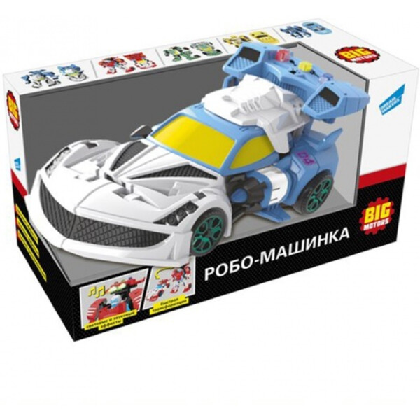 

Игры, игрушки BIG MOTORS, Машинка-трансформер Big Motors D622-H046A