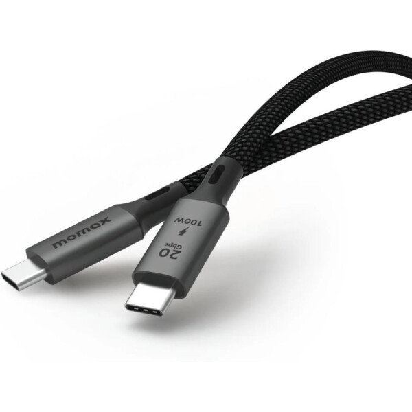 Кабель Momax DC31D USB 3.2 Gen 2x2 Type-C - USB 3.2 Gen 2x2 Type-C (1 м, черный)