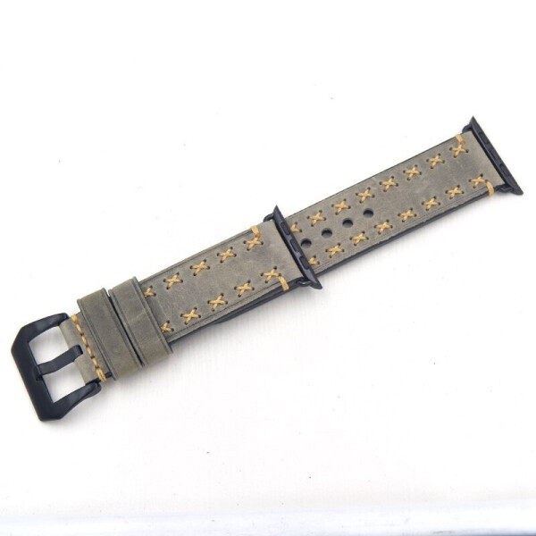 Ремешок Bingo Leather Cross для APPLE Watch Серый Ремешок Bingo Leather Cross для APPLE Watch Серый