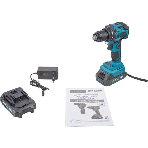 Дрель-шуруповерт Edon AD-21CBL 28013 Дрель-шуруповерт Edon AD-21CBL 28013