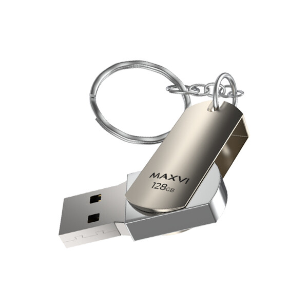 USB флеш Maxvi MR 128GB FD128GBUSB20C10MR (серебристый) USB флеш Maxvi MR 128GB FD128GBUSB20C10MR (серебристый)