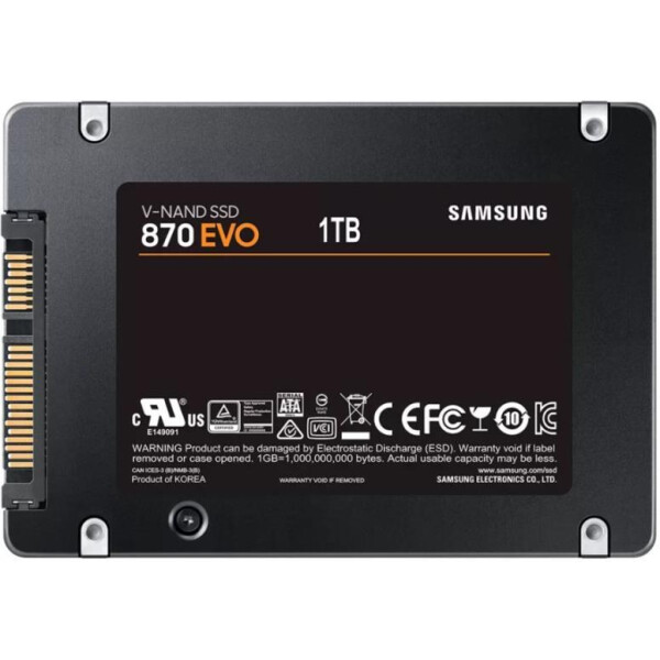 Накопитель SSD SAMSUNG 870 EVO 1TB (MZ-77E1T0BW) Накопитель SSD SAMSUNG 870 EVO 1TB (MZ-77E1T0BW)