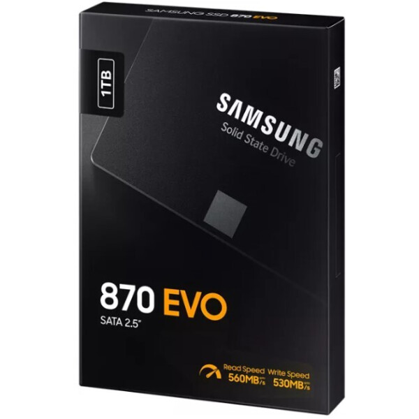 Накопитель SSD SAMSUNG 870 EVO 1TB (MZ-77E1T0BW) Накопитель SSD SAMSUNG 870 EVO 1TB (MZ-77E1T0BW)