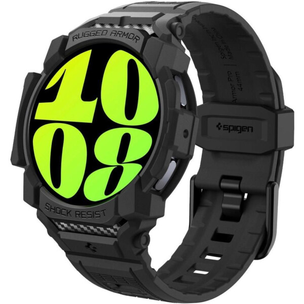 Ремешок с чехлом SPIGEN RUGGED ARMOR PRO для SAMSUNG GALAXY WATCH 7 40 MM MATTE BLACK ACS08336