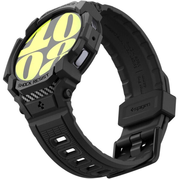 Ремешок с чехлом SPIGEN RUGGED ARMOR PRO для SAMSUNG GALAXY WATCH 7 44 MM MATTE BLACK ACS08338 Ремешок с чехлом SPIGEN RUGGED ARMOR PRO для SAMSUNG GALAXY WATCH 7 44 MM MATTE BLACK ACS08338