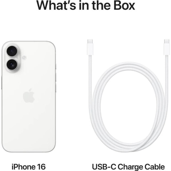 Смартфон Apple iPhone 16 128GB White (MYE93HN/A) Смартфон Apple iPhone 16 128GB White (MYE93HN/A)