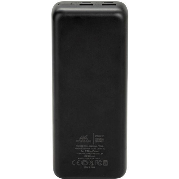 Внешний аккумулятор для ноутбуков RIVACASE VA1080 (30000 mAh) черный Внешний аккумулятор для ноутбуков RIVACASE VA1080 (30000 mAh) черный