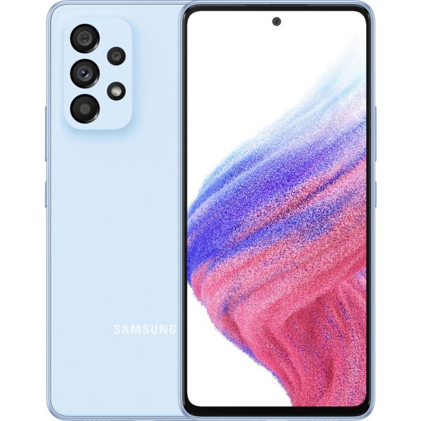 

Смартфоны SAMSUNG, Смартфон Samsung Galaxy A53 5G SM-A536ELBHCAU 8GB/256GB (голубой)