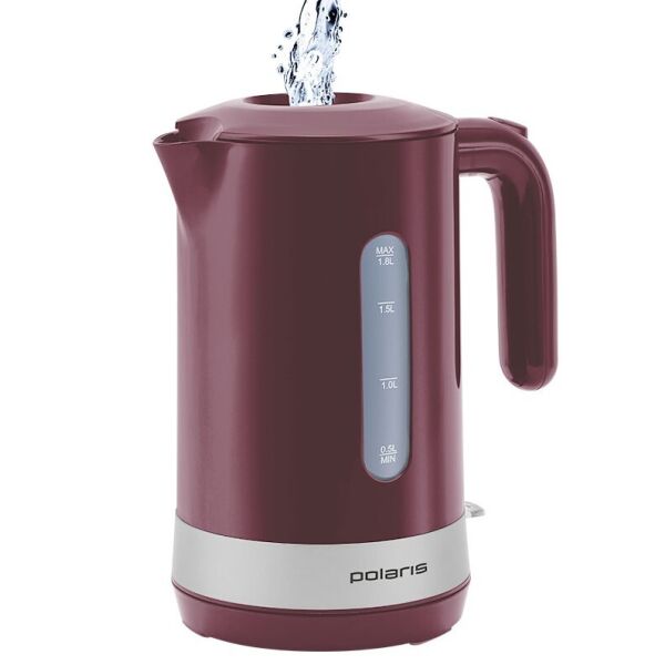 

Электрочайники POLARIS, Электрочайник Polaris PWK 1803C Water Way Pro (бордовый)