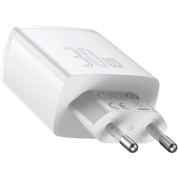 Сетевое зарядное Baseus Compact Quick Charger 2U+C 30W CCXJ-E02 Сетевое зарядное Baseus Compact Quick Charger 2U+C 30W CCXJ-E02