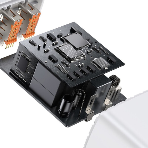Сетевое зарядное Baseus Compact Quick Charger 2U+C 30W CCXJ-E02 Сетевое зарядное Baseus Compact Quick Charger 2U+C 30W CCXJ-E02