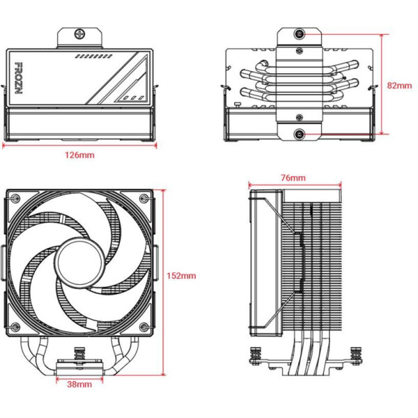 Кулер для процессора ID-Cooling Frozn A410 SE Кулер для процессора ID-Cooling Frozn A410 SE