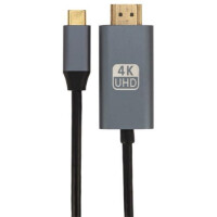 Кабель REXANT 17-6402 (USB Type-C - HDMI, 2м)