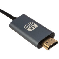 Кабель REXANT 17-6402 (USB Type-C - HDMI, 2м) Кабель REXANT 17-6402 (USB Type-C - HDMI, 2м)