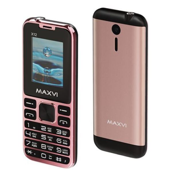 

Сотовые телефоны Maxvi, Мобильный телефон Maxvi X12 (розовый)