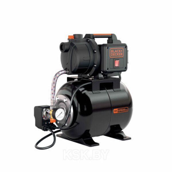 

Насосы бытовые Black & Decker, Станция водоснабжения Black & Decker BXGP800XBE