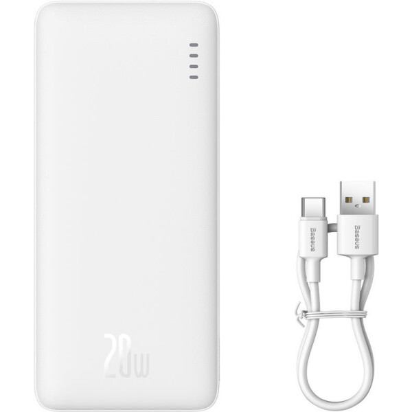 Внешний аккумулятор Baseus Airpow Fast Charge Power Bank 20W 10000mAh (белый) Внешний аккумулятор Baseus Airpow Fast Charge Power Bank 20W 10000mAh (белый)