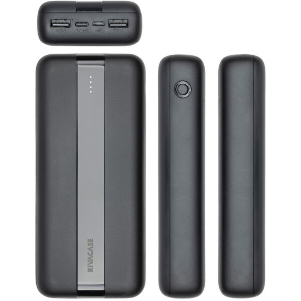 Внешний аккумулятор RIVACASE VA2081 (20000 мАч) Black Внешний аккумулятор RIVACASE VA2081 (20000 мАч) Black