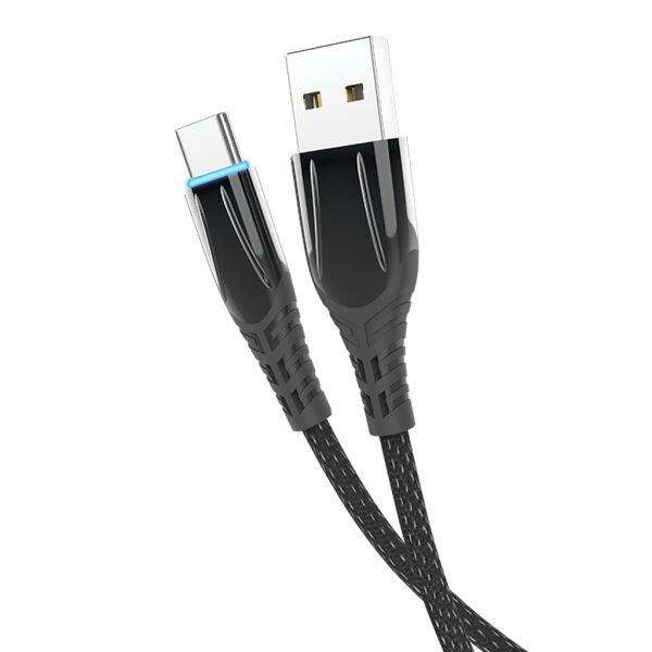

Кабели для сотовых телефонов OLMIO, Кабель Olmio SmartLED USB Type-A - USB Type-C 041629