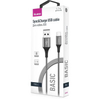 Кабель Olmio BASIC USB Type-A - USB Type-C 041640 Кабель Olmio BASIC USB Type-A - USB Type-C 041640