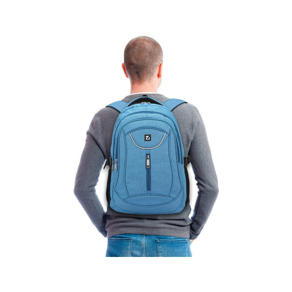 Рюкзак BRAUBERG HIGH SCHOOL Скай 225517 Рюкзак BRAUBERG HIGH SCHOOL Скай 225517
